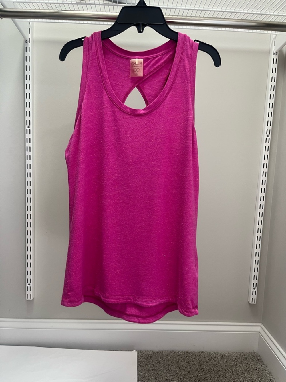 TWO CALIA by Carrie Underwood Tank Tops - Magenta; & Aqua to Navy Ombre - Picture 3 of 12